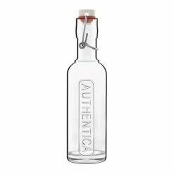Luigi Bormioli Optima 8.5 Oz Authentica Bottle With Steel Airtight Closure