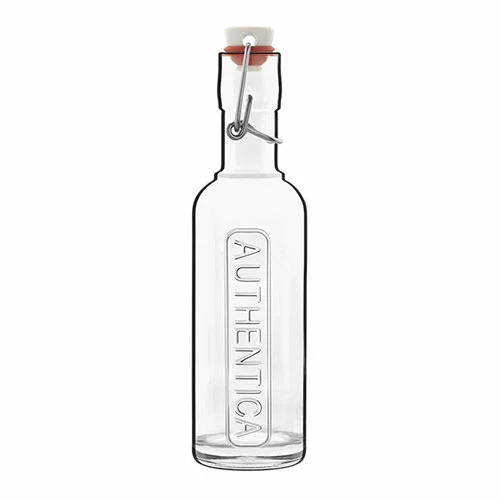 Luigi Bormioli Optima 8.5 Oz Authentica Bottle With Steel Airtight Closure 1 Luigi Bormioli Optima 8.5 Oz Authentica Bottle With Steel Airtight Closure