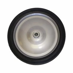 Semi-Pneumatic Wheels, Rubber, 14 In Wheel Diam., 200 Lb