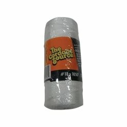 Twisted Nylon Twine, 18 Lb Cap., 1,050 Ft, Nylon, White