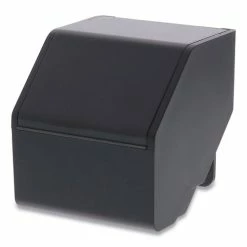 Konnect Desktop Organizer Storage Bin, Short, 3.4" X 3.5" X 3.5", Black