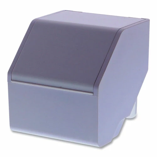 Konnect Desktop Organizer Storage Bin, Short, 3.4" X 3.5" X 3.5", White 2 Konnect Desktop Organizer Storage Bin, Short, 3.4" X 3.5" X 3.5", White - Image 2