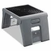 Cramer Industries Folding Step Stool, 1-Step, 300 Lb Capacity, 14w X 11.25d X 9.75h, Slate
