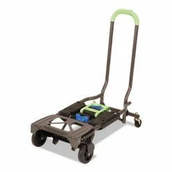 2-in-1 Multi-Position Hand Truck And Cart, 16.63 X 12.75 X 49.25, Blue/Green -Luigi Bormioli shop CSC12222PBG1E 2