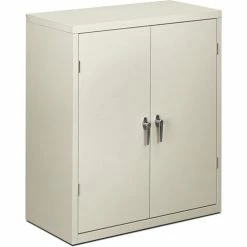 Assembled Storage Cabinet, 36w X 18 1/8d X 41 3/4h, Light Gray