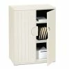OfficeWorks Resin Storage Cabinet, 36w X 22d X 46h, Platinum