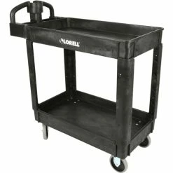Utility Cart,Grip-Height,550 Lb Cap,37-1/2"x17"x39" ,BK