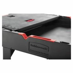 Heavy Duty Adaptable Utility Cart, 2 Shelves, 25.2w X 51.5d X 36h, Black -Luigi Bormioli shop RCP1997208 3