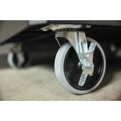 Heavy Duty Adaptable Utility Cart, 2 Shelves, 25.2w X 51.5d X 36h, Black -Luigi Bormioli shop RCP1997208 5