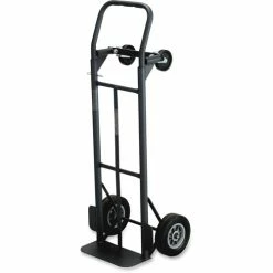 Convertible Hand Truck, 8" Rubber Wheels, 18-1/2"x12"x52"